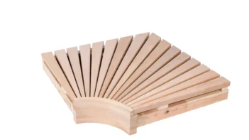 Sauna Natural Alder Corner Bench Module