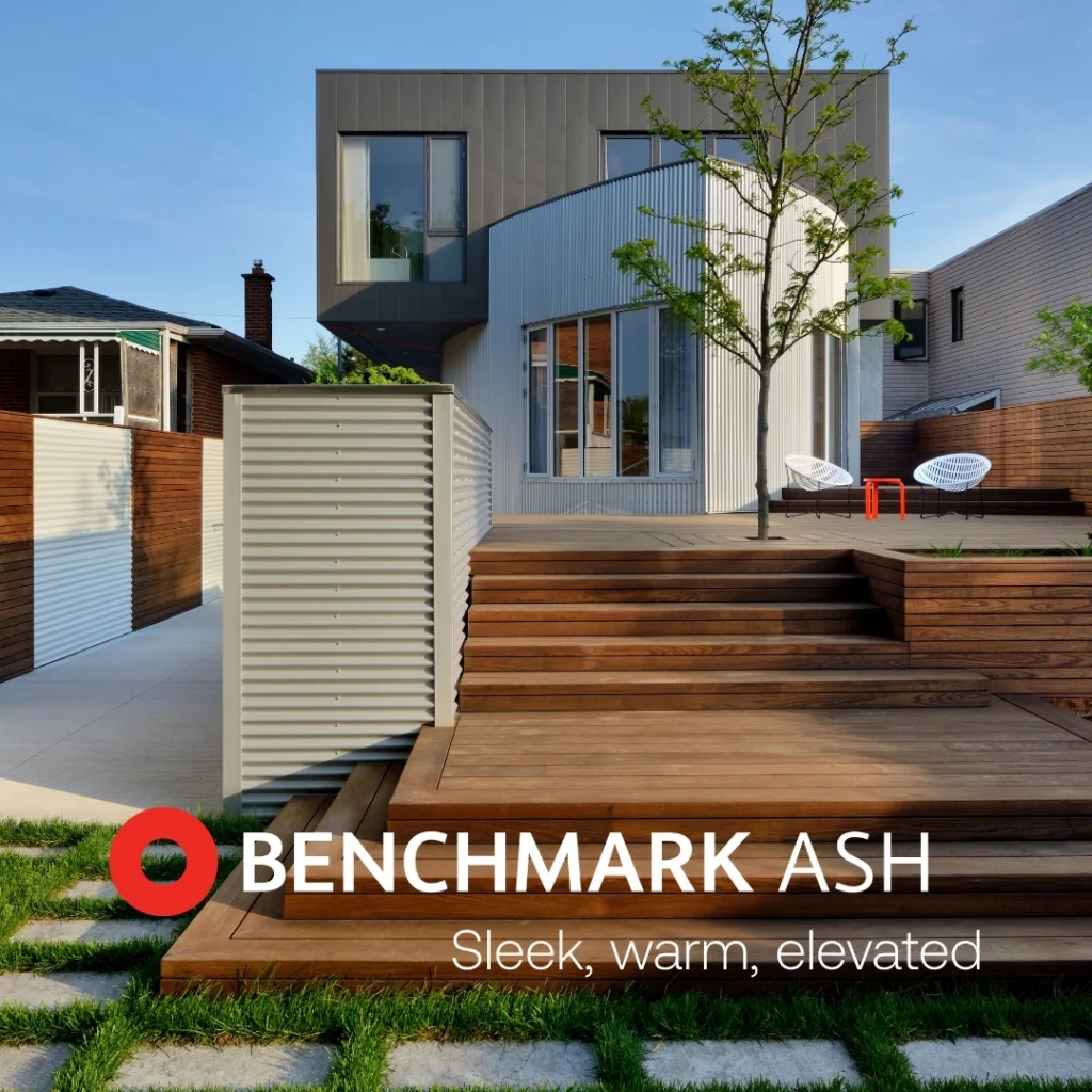 Benchmark ash decking