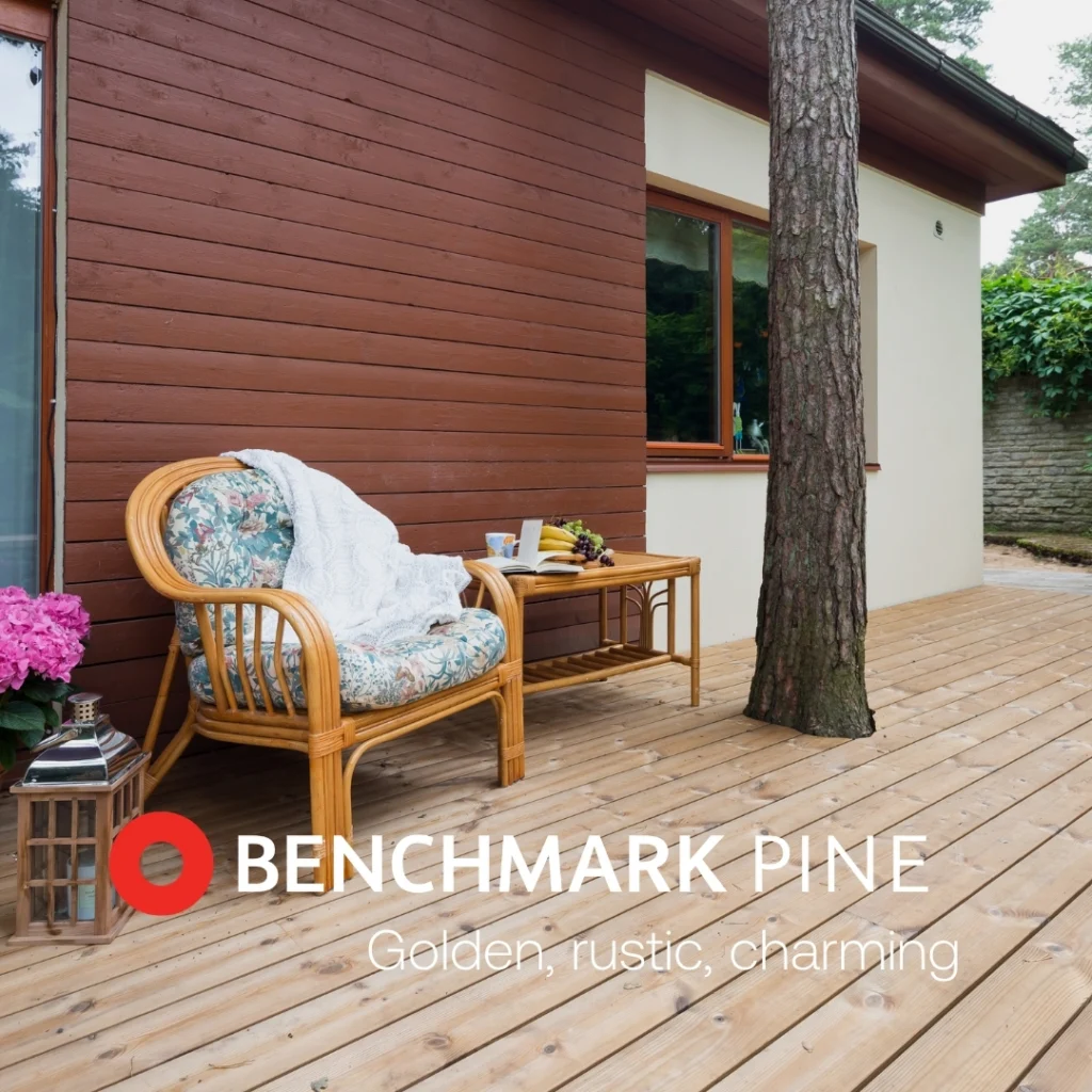 Benchmark Pine decking