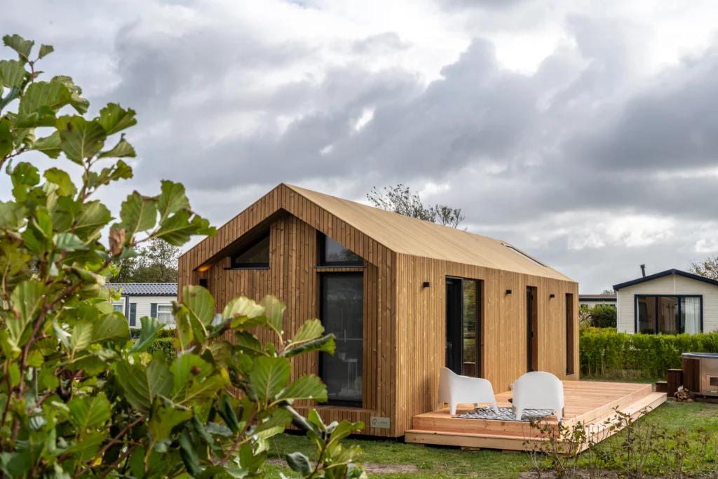Tiny Rebel Houses in the Netherlands made of benchmark pine