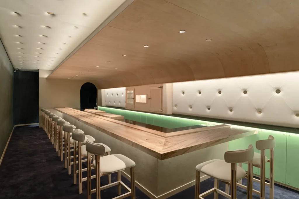 Bar & Dining area of OEN Omakase